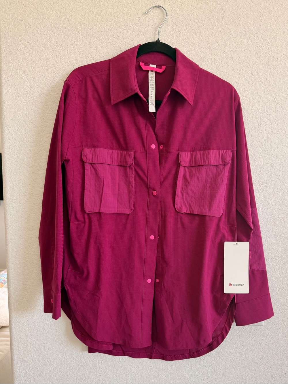 Lululemon WovenAir hiking overshirt